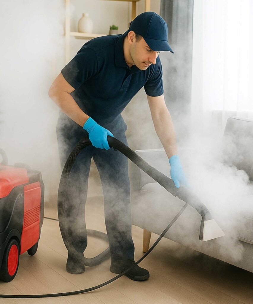 Steam cleaning service for home and commercial spaces in Moncton